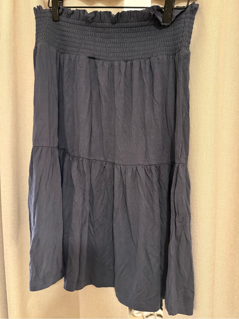 Kate Quinn Tiered Modal Skirt M Blue New - Picture 2 of 2